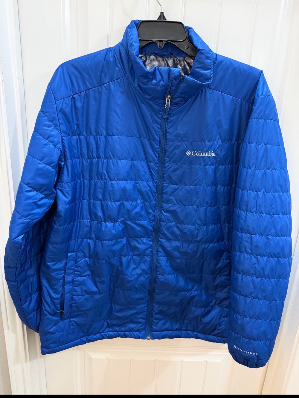 Columbia Blue Insulated Jacket 1x  unisex
